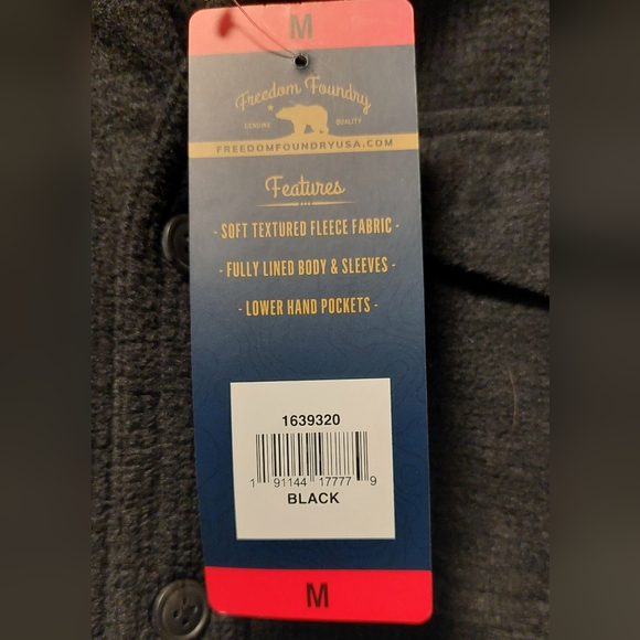 NWT FREEDOM FOUNDRY Teton Sherpa Fleece Shirt Jacket - Picture 8 of 12